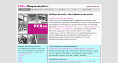Desktop Screenshot of kebau.com
