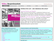 Tablet Screenshot of kebau.com